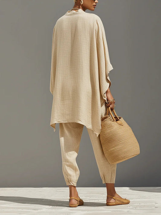 Asymmetrical Top & Jogger Set