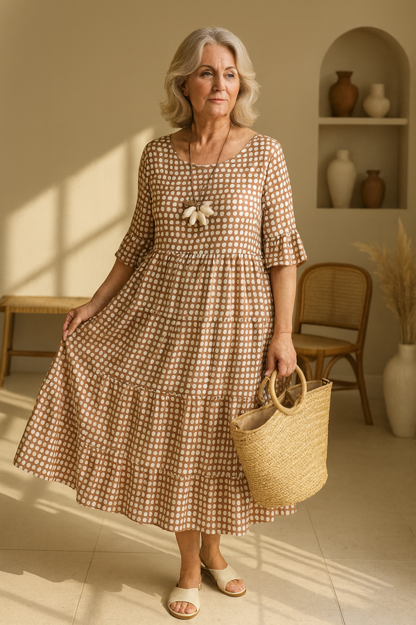 Zerelle Classic Short Sleeve Midi